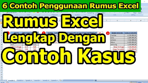 Check spelling or type a new query. 6 Contoh Penggunaan Rumus Excel Youtube