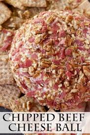 Chipped Beef Cheese Ball Is Always A Favorite Appetizer At The Holiday Parties This Chipped Beef Chee Chipped Beef Cheese Ball Recipes Beef Cheese Ball Recipe