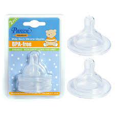 Puting susu anak mesti ditukar setiap 3 atau 6 bulan bergantung pada jenama. 2pcs Pureen Premium Wide Neck Teat Puting Pureen Puting Botol Susu Pureen Shopee Malaysia