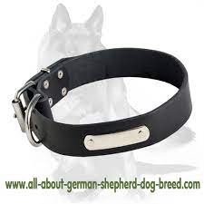 After the first one $2.00 after the first one ($4.99)! Leather Dog Collar With Metal Nameplate For Easy Identification German Shepherd Breed Dog Harnesses Muzzles Collars Leashes 2021 Buy Now