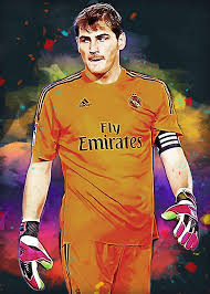 Real madrid and chelsea will clash tuesday near the cusp of uefa champions league glory. Iker Casillas Real Madrid Metal Poster Print Fasata Design Displate Iker Casillas Real Madrid Madrid