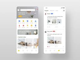 Mego App Home And Discovery Page App Home Screen App Home App Design Layout