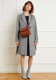 Gerry Weber Checked Trench Coat Multi Coloured Gerry Weber Shopping Outfit Trench Coat