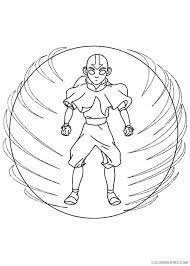 Sokka being funny avatar coloring page; Avatar The Last Airbender Coloring Pages Tv Film Aang Possessed By Avatar Spirit 2020 00349 Coloring4free Coloring4free Com