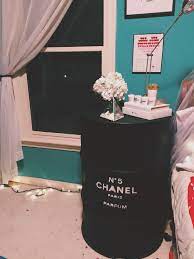 Diy Chanel Night Stand Tumblr Inspired Room Decor Diy Chanel Roomdecor Tumblr Tumblr Room Decor Diy Room Decor Room Inspiration