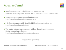 The book explains and excellently defines each. Appetizers Of Enterprise Integration Patterns With Spring Integration Speaker Deck