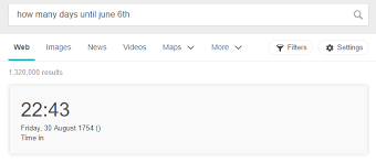 Some typical uses for the date calculators; How Many Days Until June 6th Softwaregore
