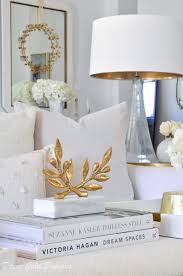 How to make a table centerpiece or coffee table centerpiece. Coffee Table Styling Decor Gold Designs
