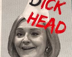 2 X Liz Truss Dunce Stickers. Liz Truss Tories