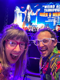 We met the man, the legend, "Weird Al" Yankovic🪗🕺🎶