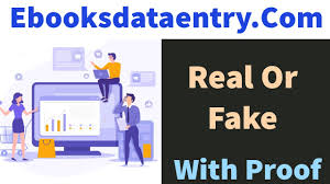 Ebooksdataentry Com Real Or Fake Ebooks Data Entry Scam Or Legit Review Youtube