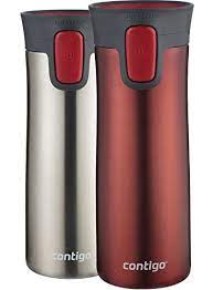 Contigo Autoseal Pinnacle Vacuum Insulated Stainless Steel Travel Mug 14 Ounce Samba 2 Pack Commute Coffe Mugs Stainless Steel Travel Mug Vacuum Insulated
