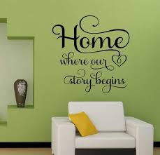 Discover the latest trends in home decoration be it kitchen, bedroom, living room & interior décor only at beautiful homes. Family Wall Decal Home Is Where Our Story Begins Vinyl Wall Lettering Family Wall Decals Lettering Wall