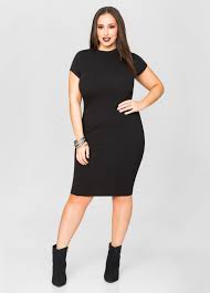 Illusion Sweetheart Neck Dress Ashley Stewart Plus Size Black Dresses Plus Size Dresses Plus Size Chic