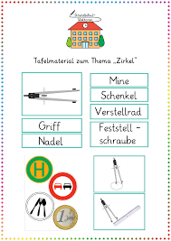 Tafelmaterial Zum Thema In 2020 Zirkel Material Thema