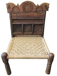 Indian Rope Chairs Rajasthani Antique Vintage Chairs Wood Carving Horse Head Design Chair Mogul Interior Http Www Ama Rope Chair Antique Decor Vintage Chairs