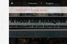 Fc barcelona formalarının içinde, ense kısmında yazar bu ibare hep. Photos On A Teste L Appli Google Traduction Dans Les Rues De Paris