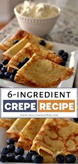 Easy Crepe Recipe Recipe In 2020 Easy Crepe Recipe Crepe Recipes Recipes