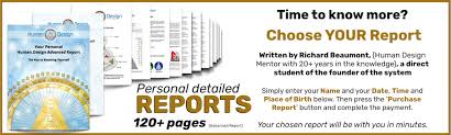 personal reports human design