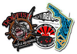Some people call vinyl decals window stickers or vinyl graphics. Fish On Custom Stickers For Anglers Custom Sticker Makers