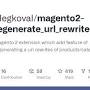 Magento 2 regenerate category URL rewrites from github.com
