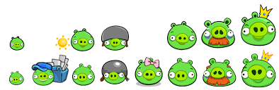 Pigs All Classic Modern Png 2 766 899 Pixels Angry Birds Pigs Angry Birds Pig
