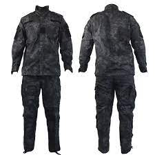 Acu black tactical spetsnaz military uniform. Mens Us Military Acu Army Cotton Suits Black Python Camouflage Uniform Tactical Combat Camo Uniforms Jacket Pants Set Wish