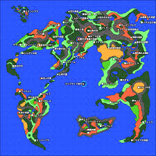 世界地図 ワールドマップマップ ドラクエ4完全攻略 Navi