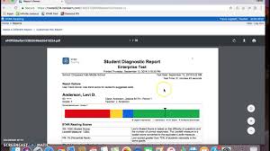 Diagnostic Report Star Reading Youtube