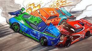 Click on the button below. Draw Cars 4 Next Gen Crash Cars 3 Step By Step Coloring Page For Kids Tim Tim Tv Youtube