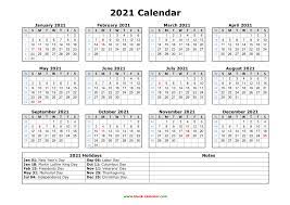Download free printable 2021 monthly calendar with us holidays and customize template as you like. Free Download Printable Calendar 2021 With Us Federal Holidays One Page Horizontal