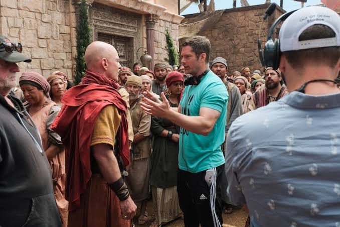 Dallas Jenkins on set directing The Chosen, do AI tạo