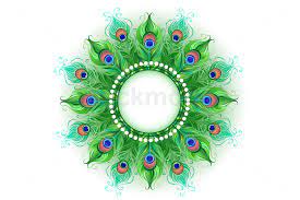 Download Mandala Of Green Peacock Feathers Graphic By Blackmoon9 Creative Fabrica