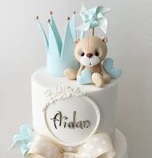 295 507 просмотров • 23 авг. Ana S Cake Studio Op Instagram Christening Cake For Little Aidan Boys 1st Birthday Cake Baby First Birthday Cake Baby Boy Birthday Cake