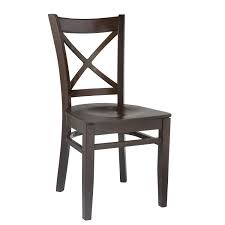Alston ladder back dining side chairs knotty nutmeg and grey (set of 2). Cross Back Solid Wood Dining Chairs Set Of 2 Overstock 11866702