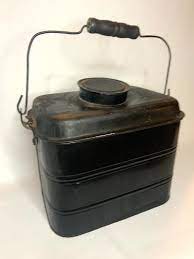 Antique miners lunch box