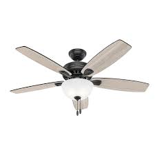 Light kits to match your design. Hunter Stratford 52 In Led Indoor Matte Black Ceiling Fan With Light Kit 50486 The Home Depot