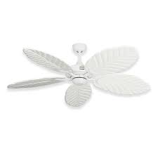 Shop our coastal ceiling fans with lights or without! Coastal Air Tropical 52 Ceiling Fan By Gulf Coast Pure White Custom Blade Finishes