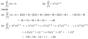 84 86 89 92 82 86 89 92 80 86 87 90. Notasi Sigma Materi Lengkap Matematika