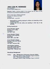 The resume objective is regarded as the most important part of the resume. Example Of Resume For Nanny Job Resume Examples Good Resume Examples Job Resume Format