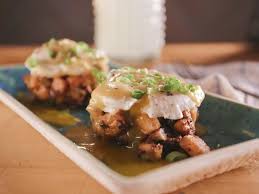 Jerk Chicken And Sweet Potato Hash With Poached Eggs And Mango Habanero Hot Sauce Recipe Food Network Recipes Sweet Potato Hash Hot Sauce Recipes