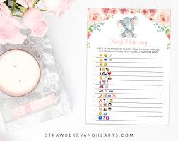 Looking for baby shower game ideas? 5 Best Baby Shower Games Strawberry And Hearts