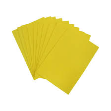 FOMIX ESCARCHADO ADHESIVO A4 AMARILLO