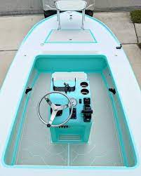 Ankona With Genuine Seadek By Castaway Customs Boat Custom Fishing Boats