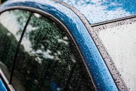 I know of several occasions when it has been sat in a downpour nose up and has been fine. Water Leaks In Your Car When It Rains Common Causes Fixes
