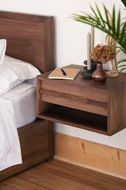 Marcel Open Shelf Floating Nightstand Eq3 Bed Furniture Design Floating Nightstand Small Bedroom Storage