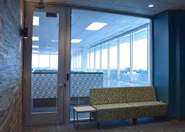 Penair Federal Credit Union Was Opening A New Location On Airport Blvd In Pensacola With Mostly All Glass Interior Walls Window Vinyl Interior Walls Interior