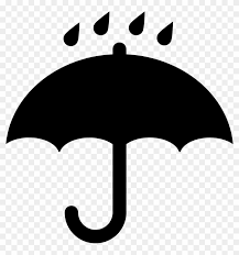 Meaning of ☂️ umbrella emoji. Black Opened Umbrella Symbol With Rain Drops Falling Keep Dry Icon Vector Free Transparent Png Clipart Images Download