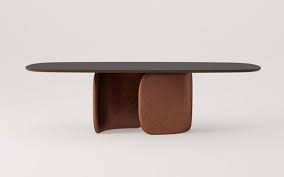 Plastic Dining Table Stands On Sculptural Base In 2020 Table Furniture Luxury Dining Tables Dining Table