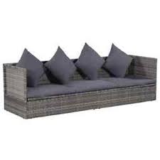 Sie sind oasen der ruhe und des. Vidaxl Gartenliege Poly Rattan Gartenmobel Sonnenliege Garten Sofa Bett Liege Ebay